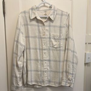 Cream and Gray Flannel